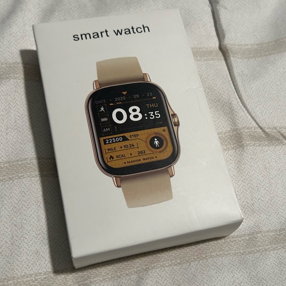 Other - Smart Watch with Beige Band - Modern Fitness Tracker